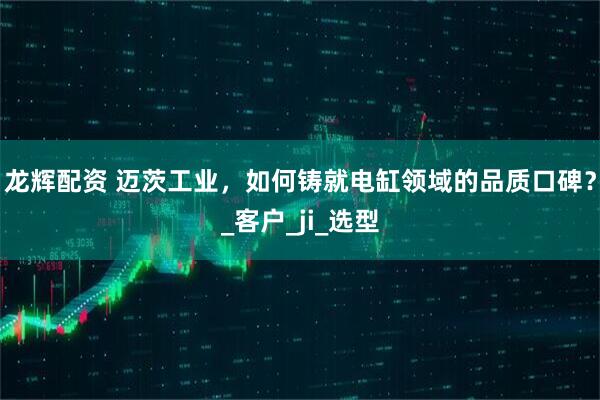 龙辉配资 迈茨工业，如何铸就电缸领域的品质口碑？_客户_ji_选型